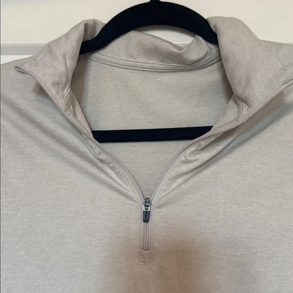 Vuori Halo Essential Half Zip hesthered oyster M - Picture 5 of 6